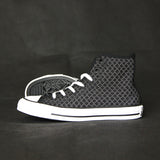 Converse black Stripe weave sneakers canvas shoes - apollokick.myshopify.com