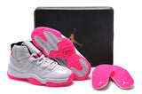 Air Jordan 11 Low "Georgetown" Citrus Retro Women White Pink - apollokick.myshopify.com
