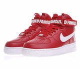 Nike Air Force 1 High Joint White-red SUPREME - apollokick.myshopify.com